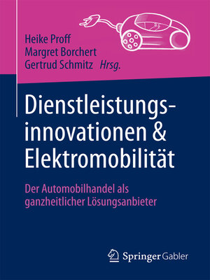 cover image of Dienstleistungsinnovationen und Elektromobilität